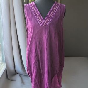 Prana V-Neck Sleeveless Tunic in Purple